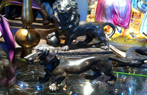 Metal Dachshund Figurine
