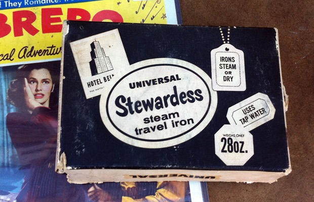 Vintage Stewardess Travel Iron