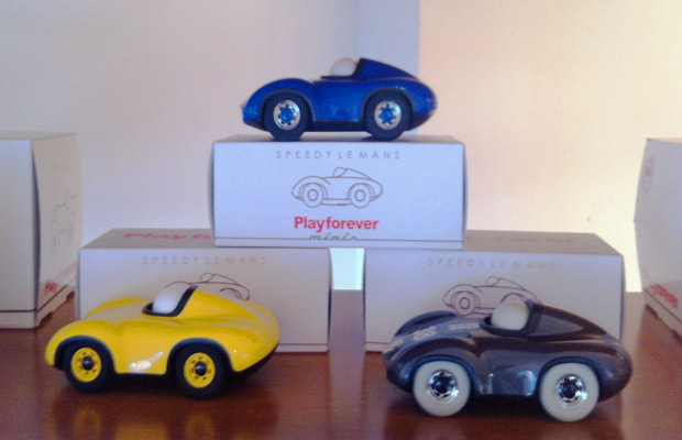 PlayForever Toy Le Mans Cars at Lounge Hudson