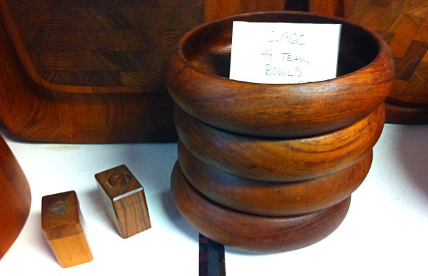 Teak ware at Neven and Neven Moderne, Hudson