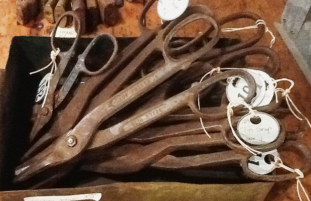 Antique Tin Snips at Hudson Supermarket