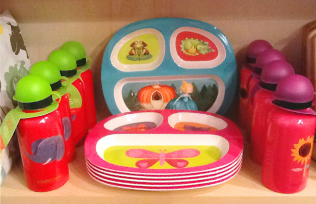 Butterfly divided plates