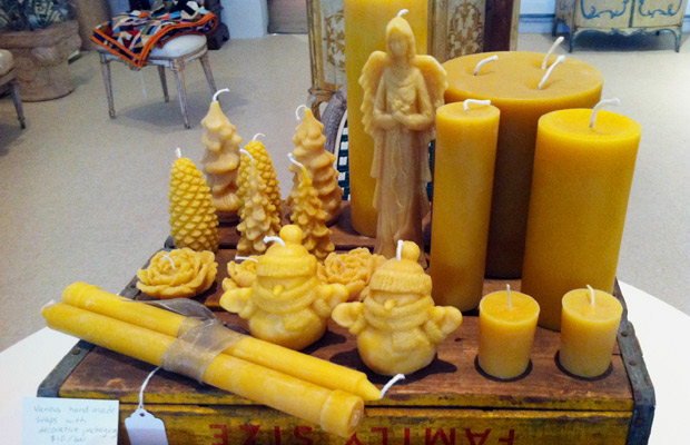 Beeswax candles, under $100 in Hudson