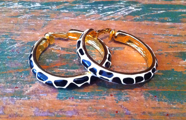 Kenneth Jay Lane Giraffe Earrings