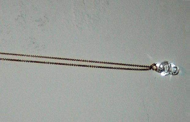 Glass Chain Charm from Bernbach in Hudson