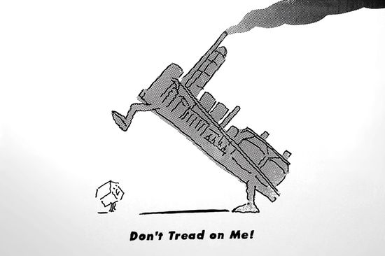 R.O. Blechman sign illustration