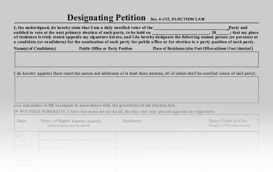 Designating