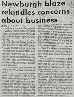 Rekindled concerns in Newburgh about Transcycle Industries