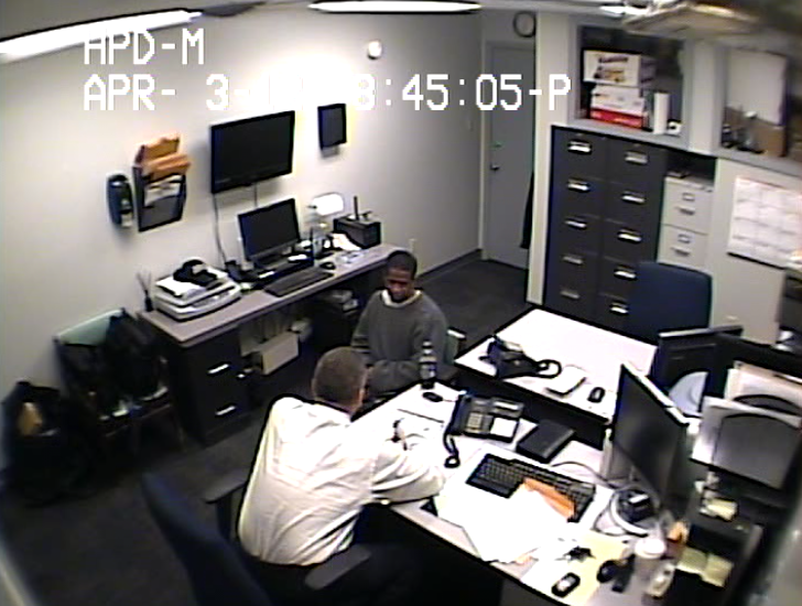 Jamont McClendon and Detective Funk