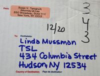 Mailing label